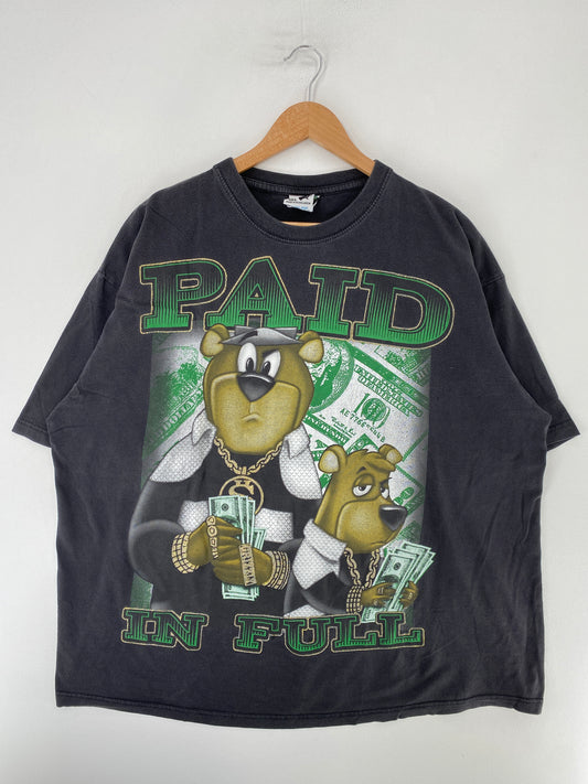 00' PAID IN FULL x YOGI BEAR Size XXXL Vintage T-Shirt / G514T
