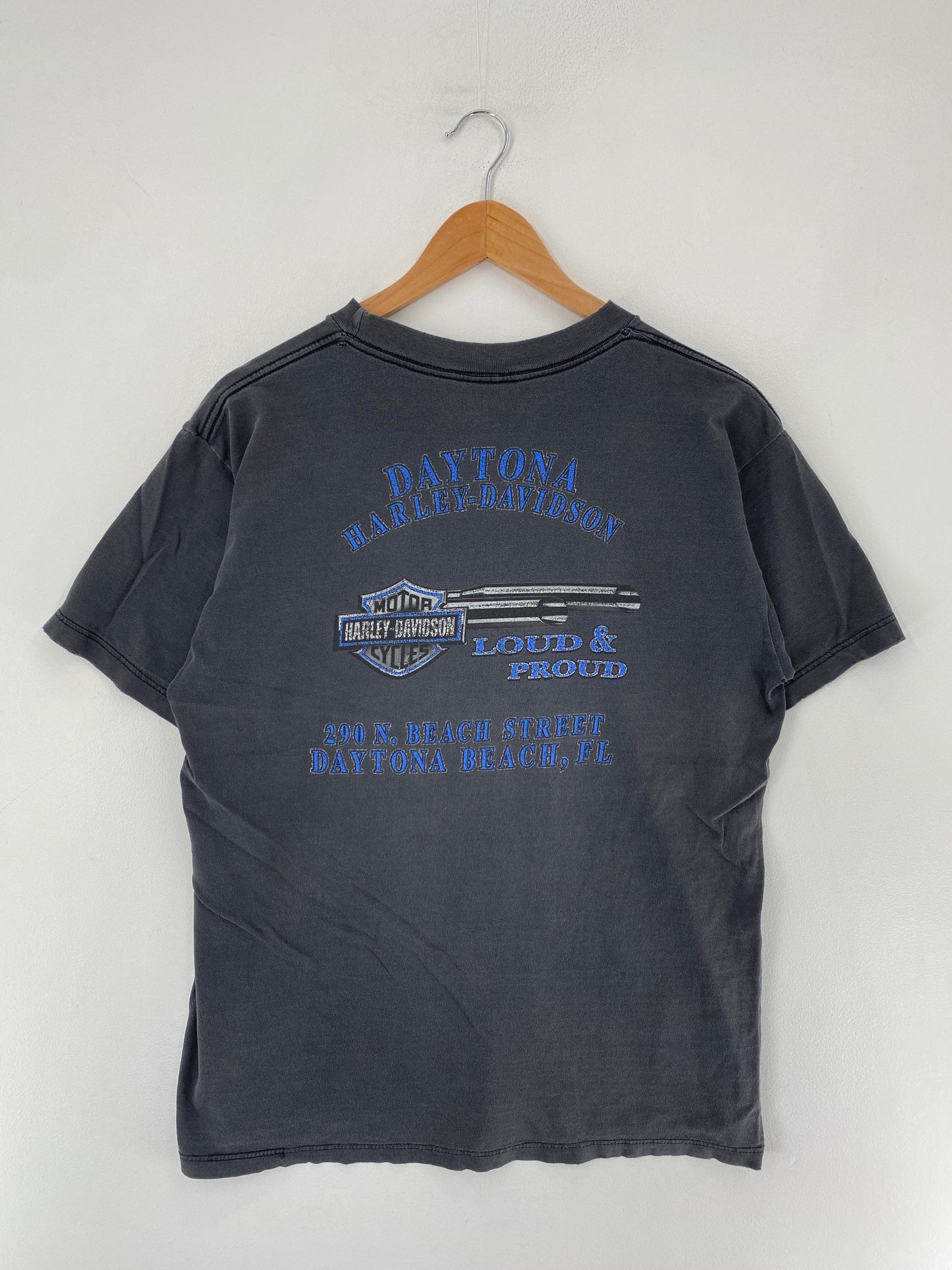 90’s HARLEY-DAVIDSON Size No Tag (Approx.L) T-Shirt / F4411T