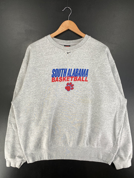 00' NIKE x SOUTH ALABAMA BASKETBALL Size XL Vintage College Sweat-shirt / G7071S