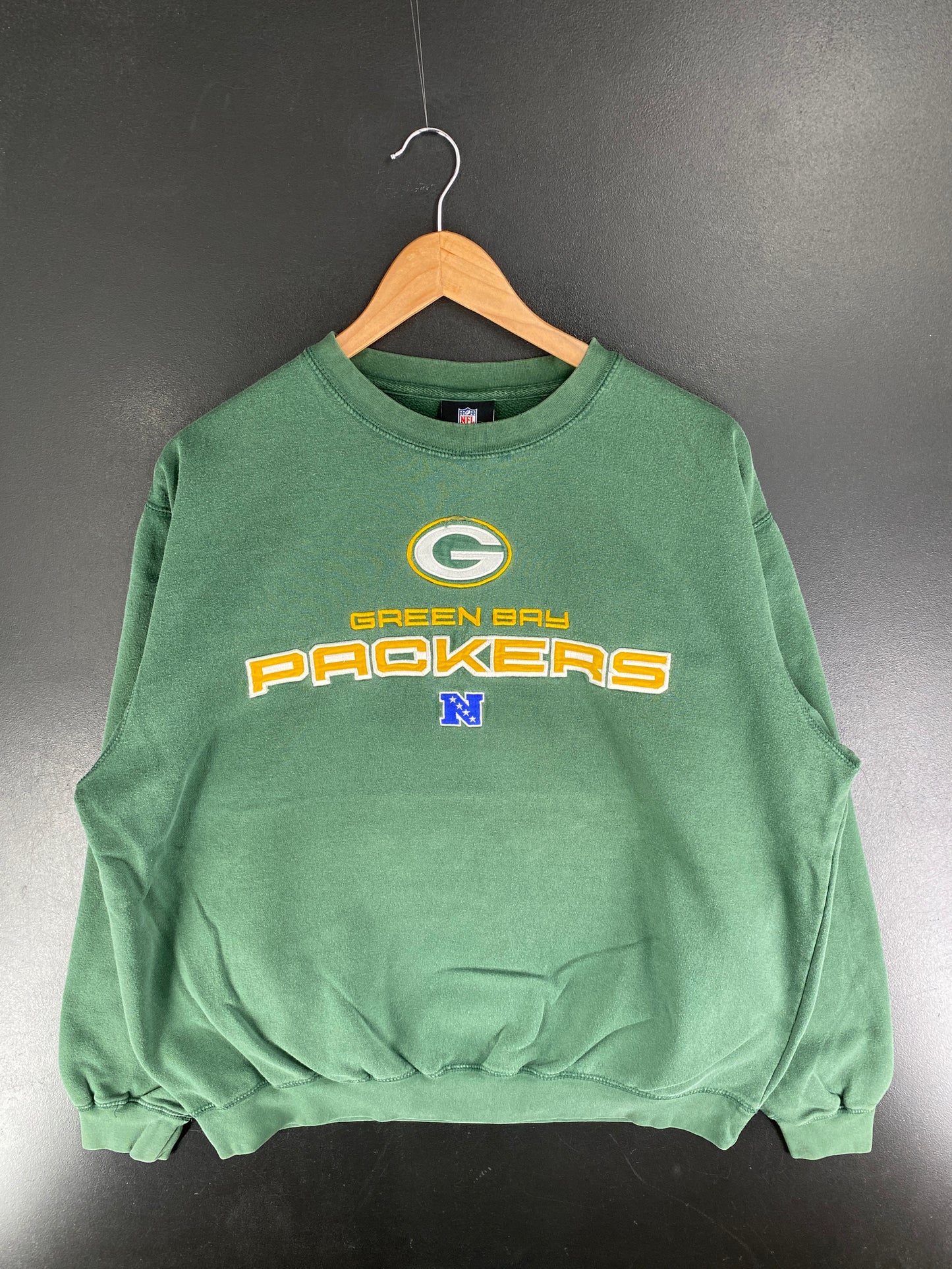Vintage GREEN BAY PACKERS Size Approx.XL NFL Sweat-shirt / F5017S