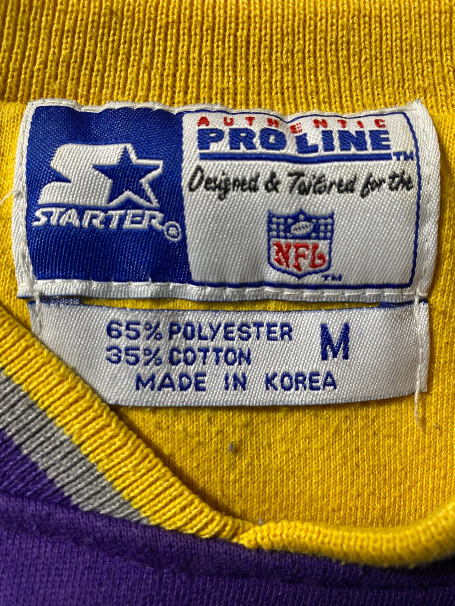 90’s STARTER x MINNESOTA VIKINGS Size M NFL Sweat-shirt / F8503S