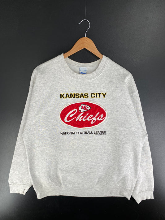 1994 KANSAS CITY CHIEFS Made in USA Size XL Vintage NFL Sweat-shirt / F5015S