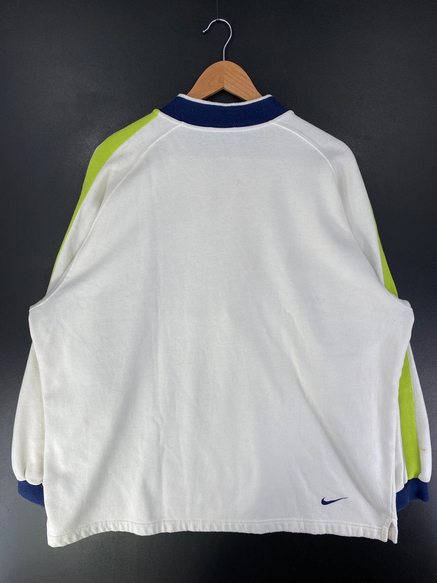 00’ NIKE Size XXL Vintage Half Zip Sweat-Shirts / G570S