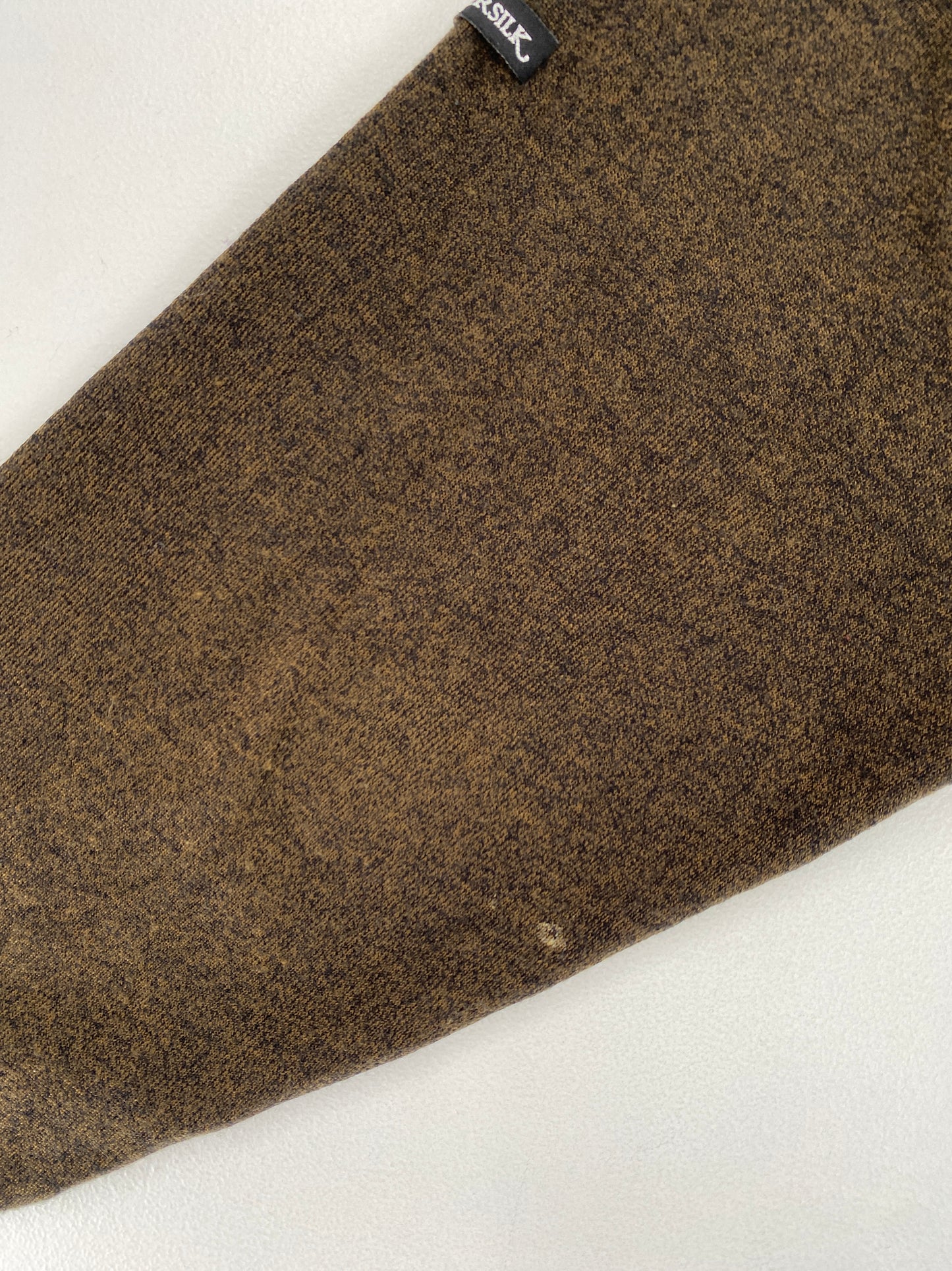 Vintage SILVER SILK Size L Knit Sweater / G4822K