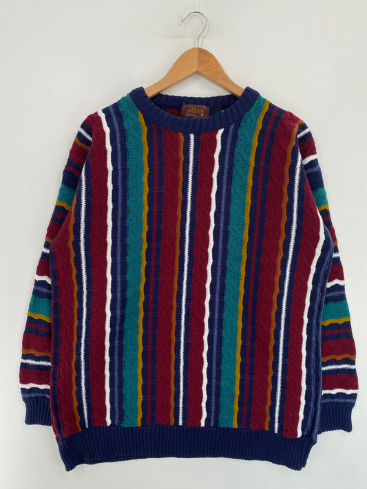 Vintage ALTAS Size XL Acrylic Knit Sweater / G4828K