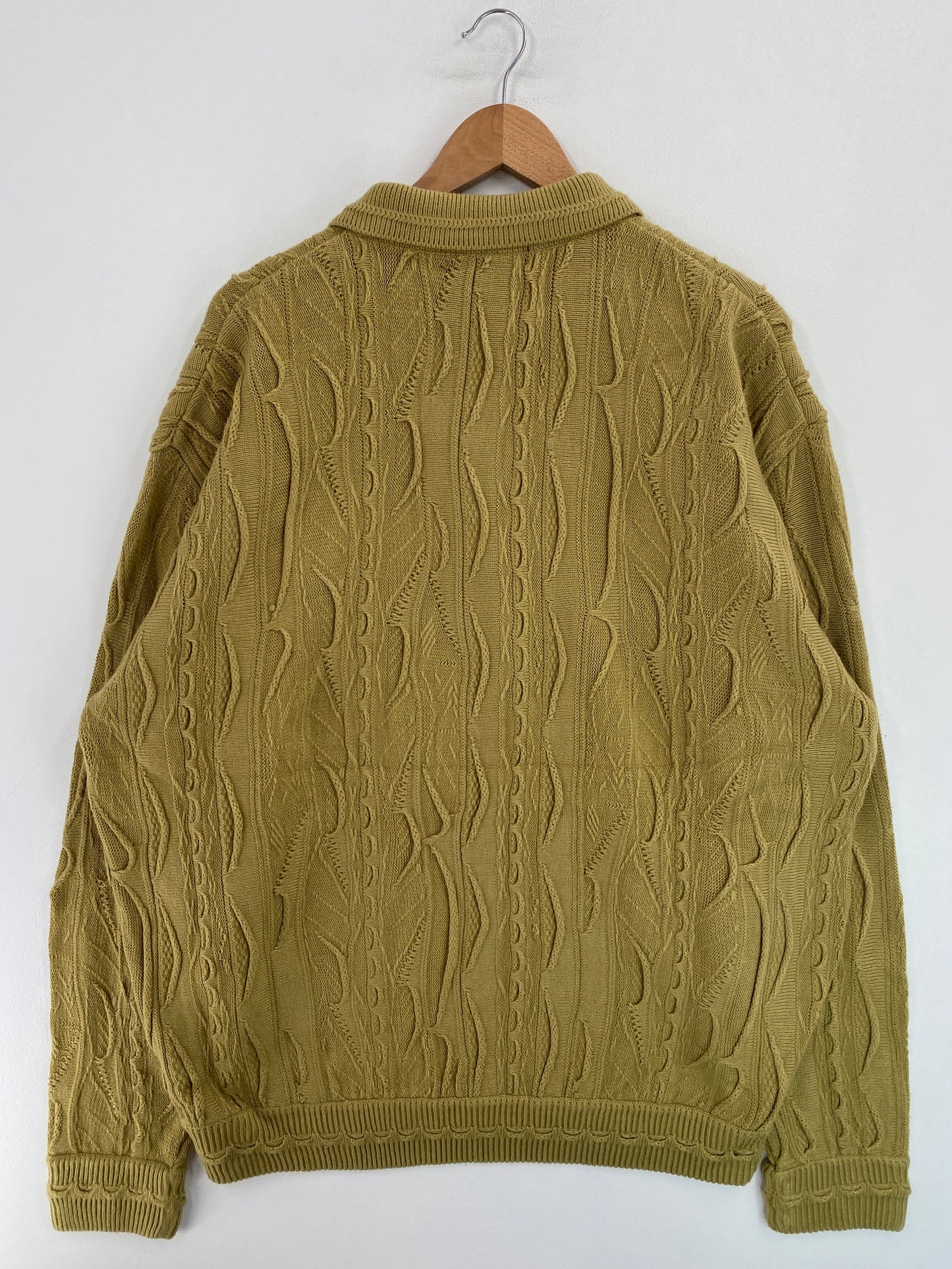Vintage 3D COOGI-Style Size XXL Acrylic Knit Sweater / G4829K