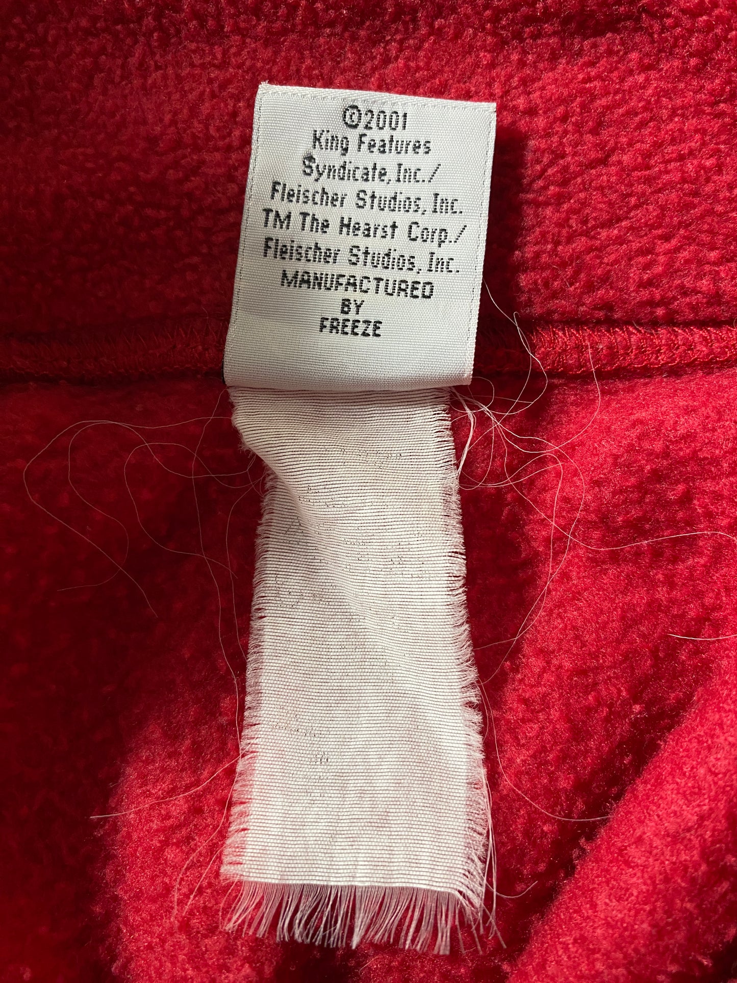 Vintage BETTY BOOP Size No Tag (Approx.XL) Fleece / G6734F