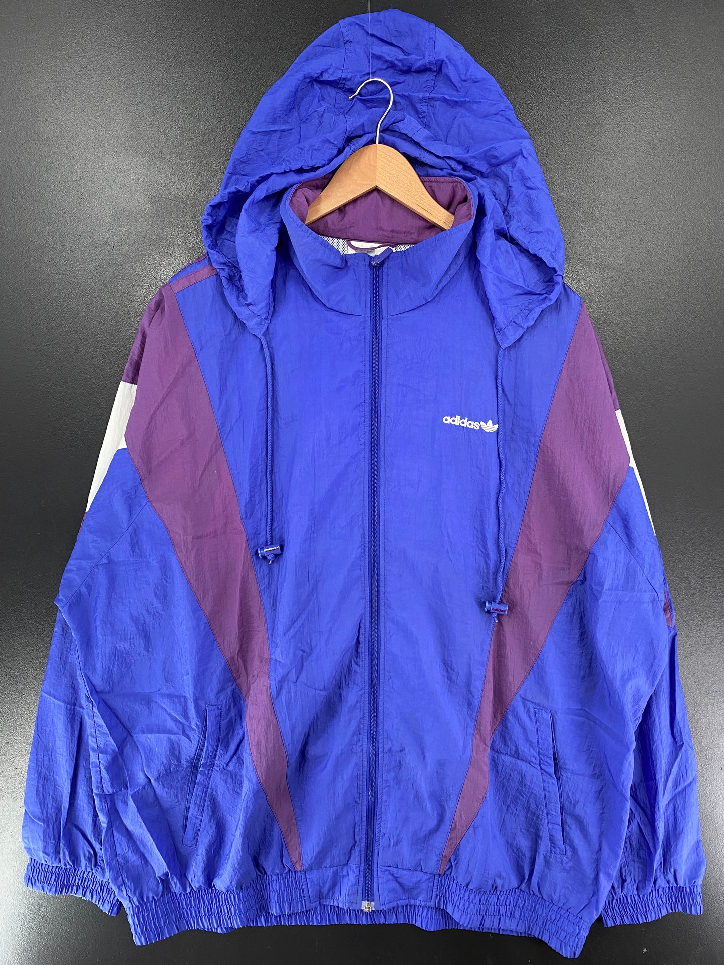 90’s ADIDAS Size XL Vintage Nylon-Jacket / G4842N