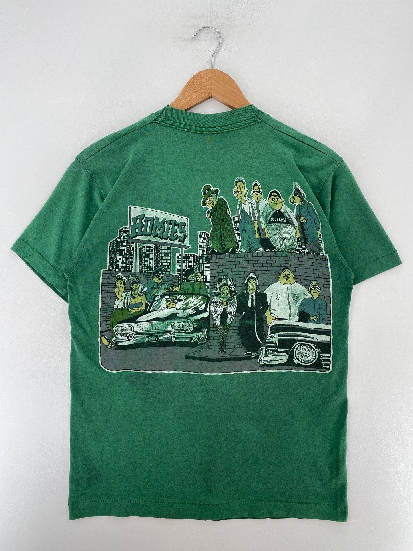 Early 90’s HOMIES Made in USA Size M Vintage T-shirt / G666T