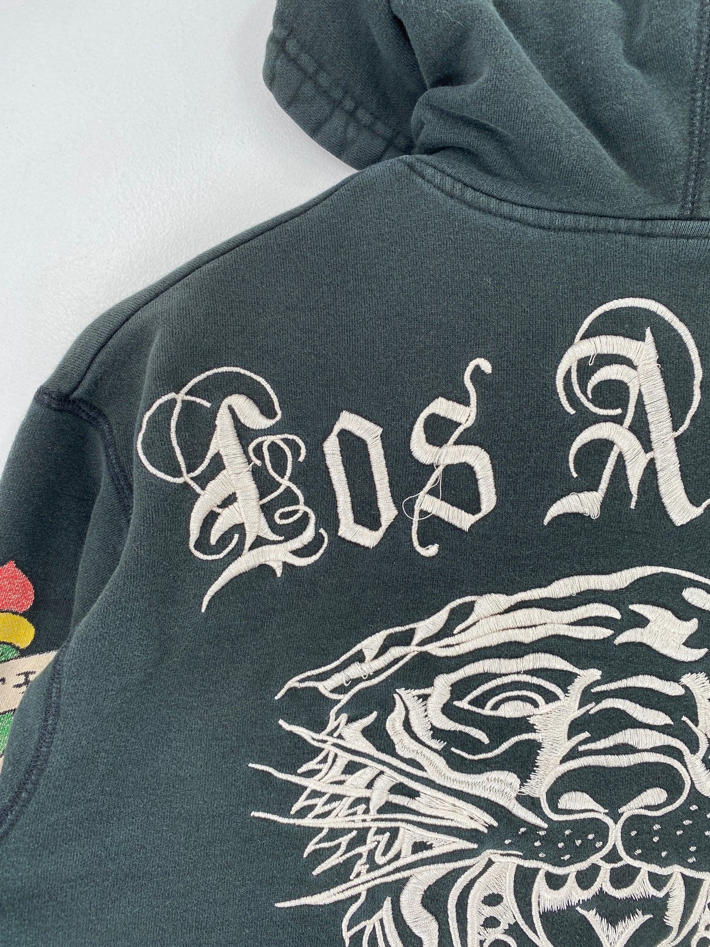 Vintage ED HARDY Size Ladies L Hoodie Sweat-shirt / G1370S