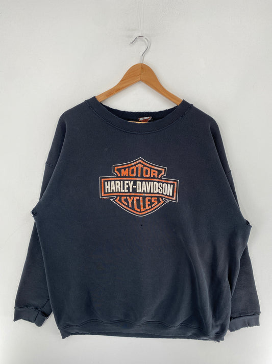 .Vintage HARLEY DAVIDSON Size XL Sweat Shirt / F4568S