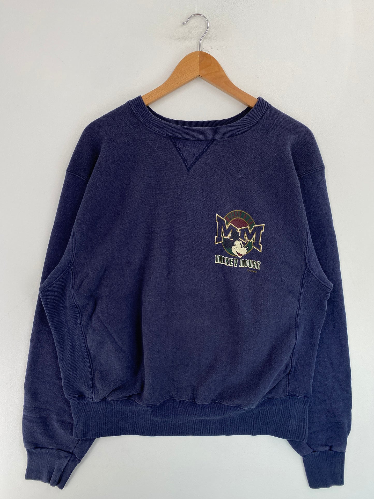 90's DISNEY MICKEY Made in USA Size L Vintage Sweat-shirt / G4862S