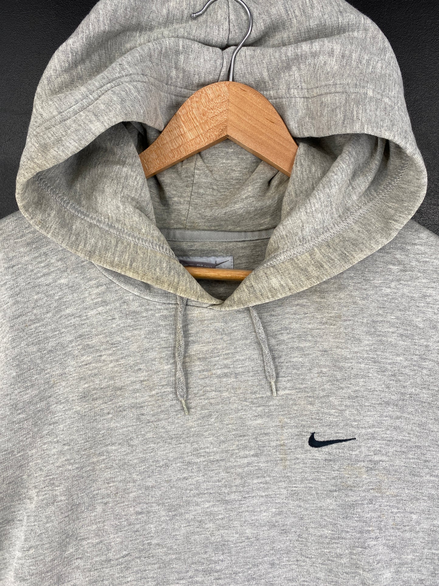 00' NIKE MINI SWOOSH Size L Vintage Hoodie Sweat-shirt / G695S