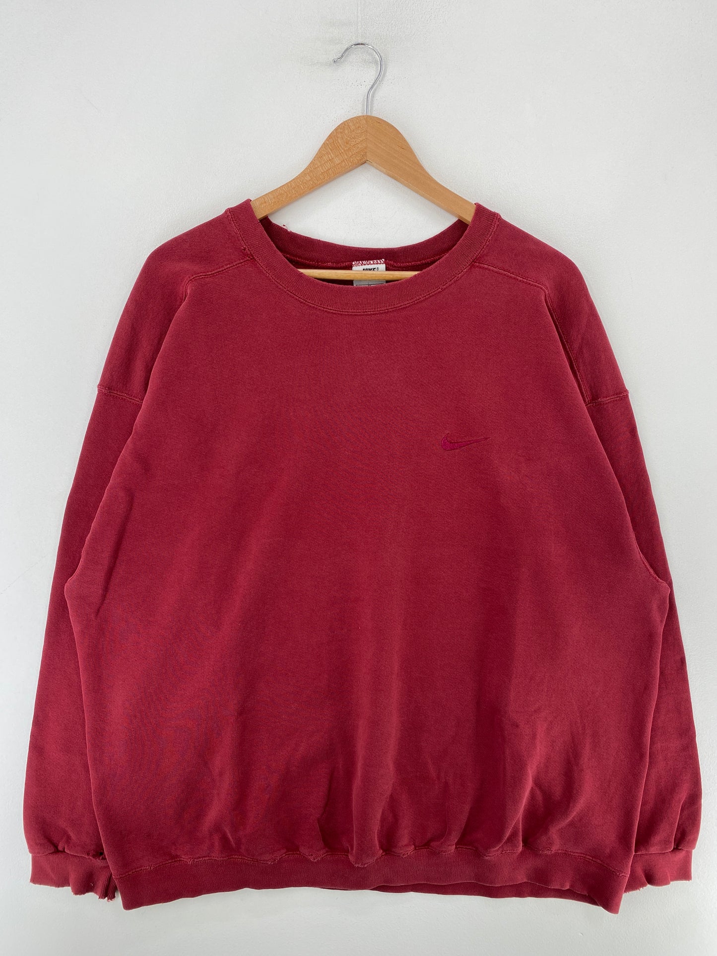 90's NIKE MINI SWOOSH Made in USA Size XL Vintage Sweat-Shirt / G698S