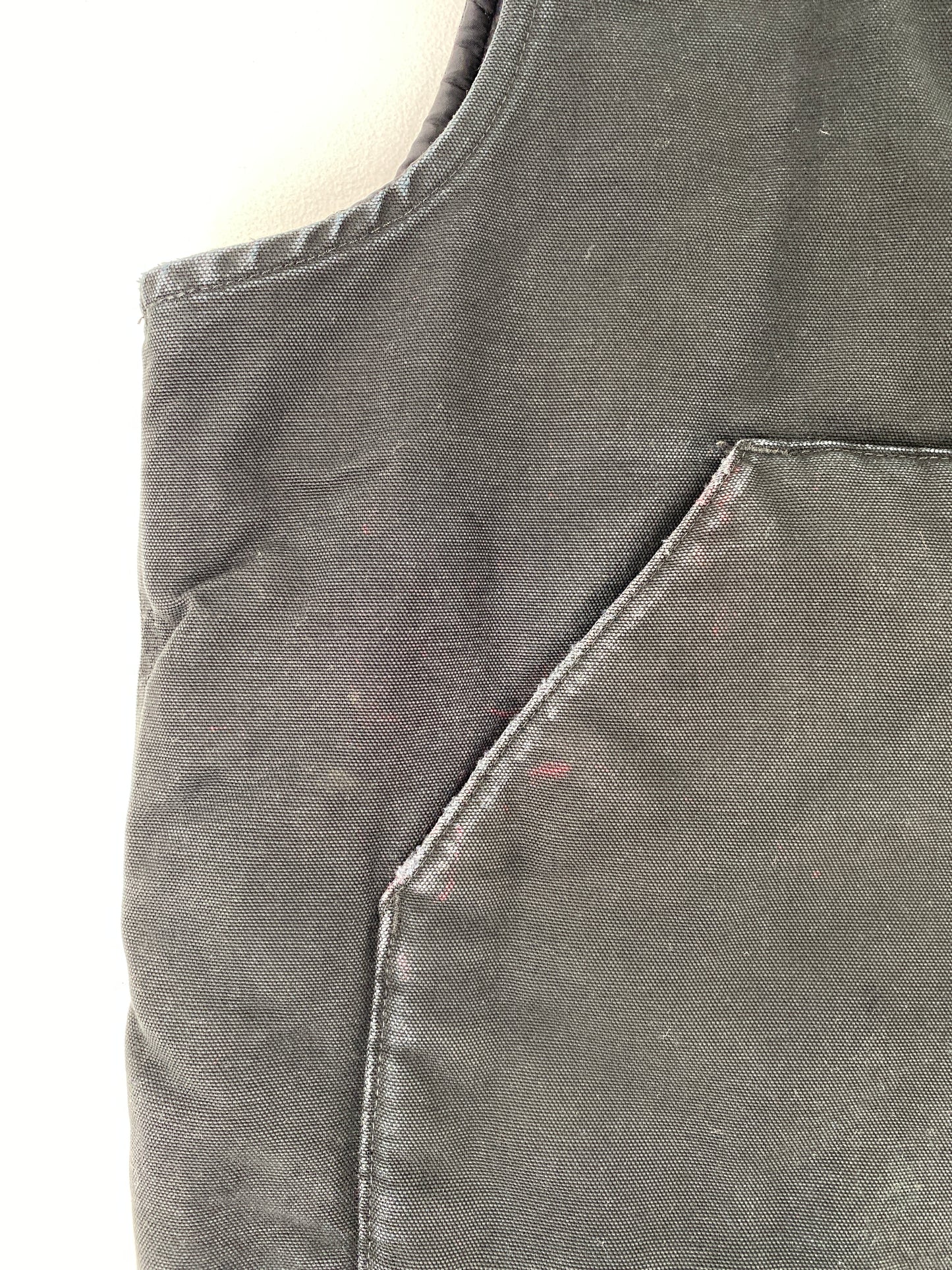 .Vintage CARHARTT Size XL Zip-Up Duck Vest / G1397J