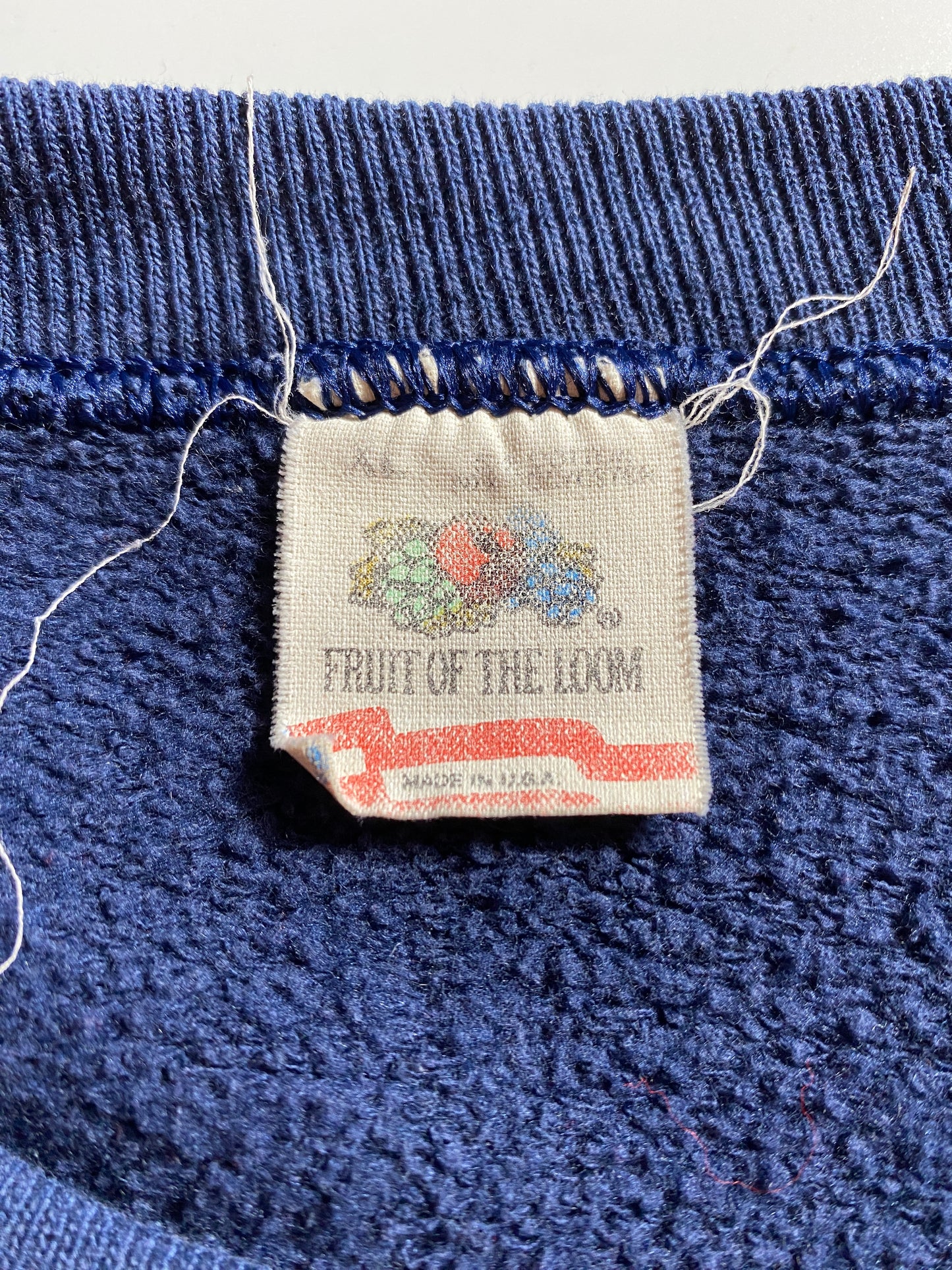 1992 ATLANTA BRAVES Made in USA Size XL MLB Sweat-Shirt / F4651S