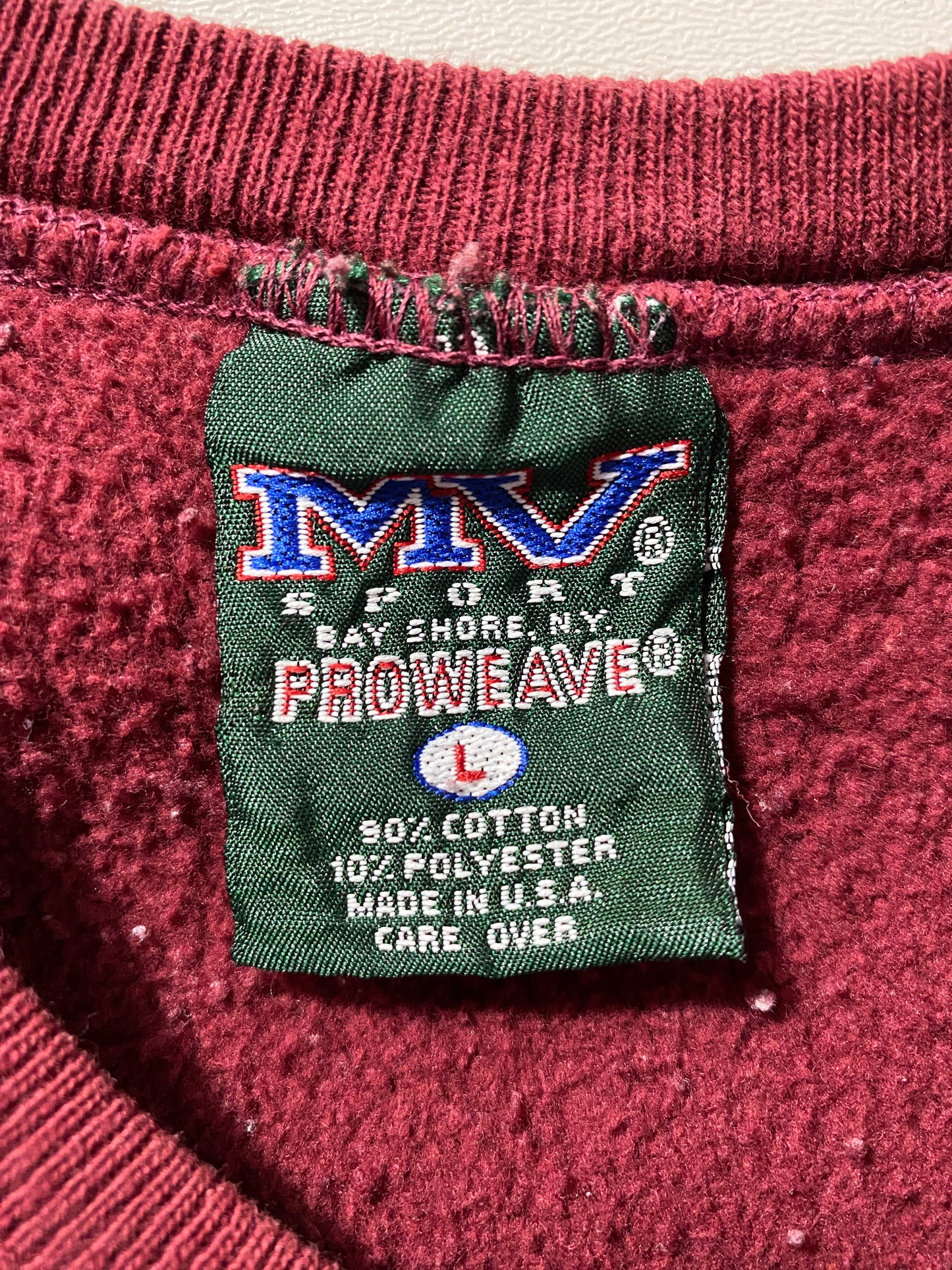 90's BRICK ALLEY NEWPORT Made in USA Size L Vintage College Sweat-Shirt / G1429S