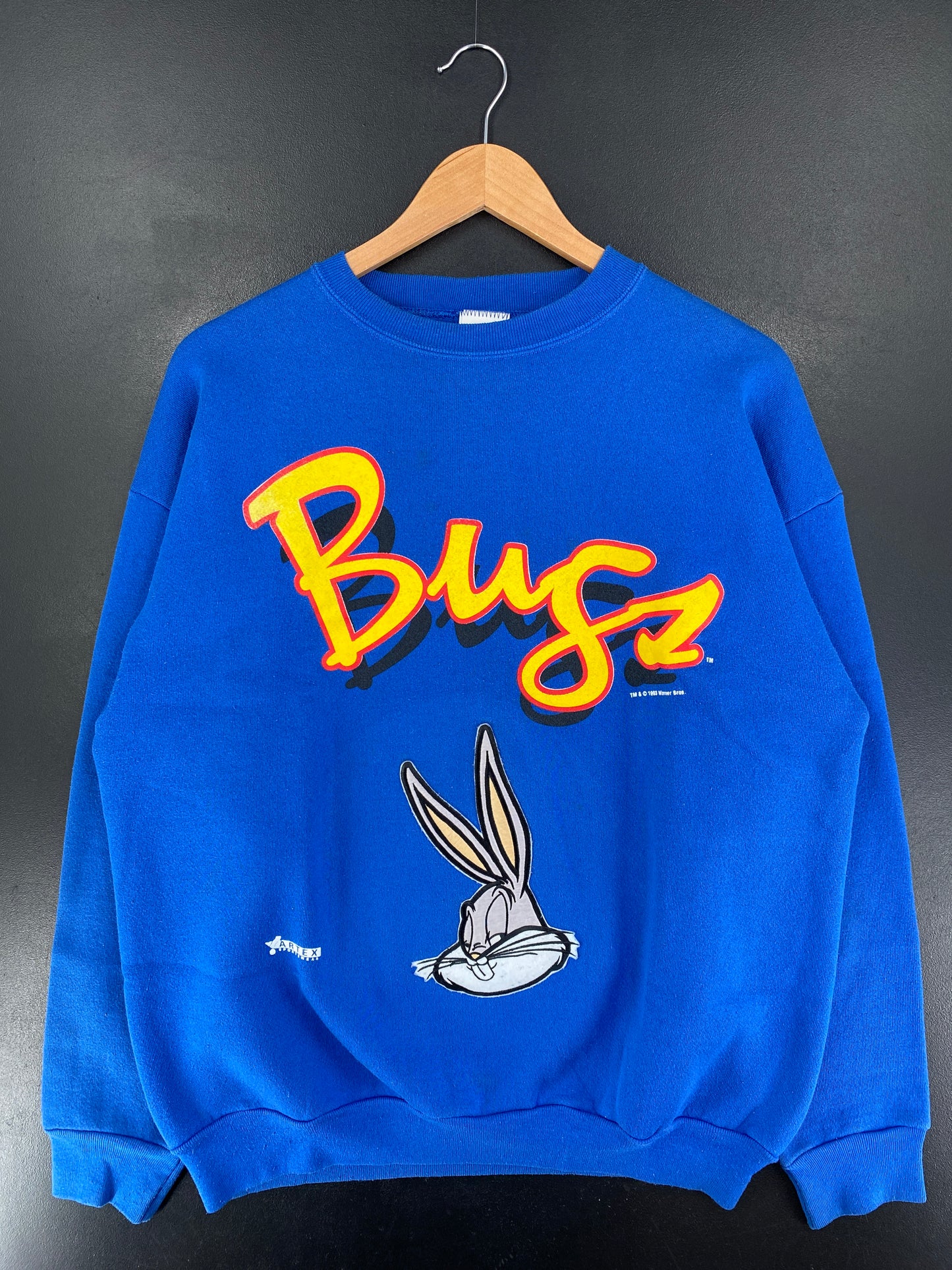 1993 LOONEY TUNES BUGS BUNNY Size L Vintage Sweat-shirt / G725S