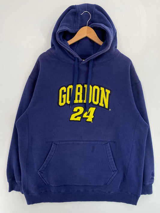 00' NASCAR GORDON Size XL Vintage Racing Hoodie Sweat-shirt / G4922S