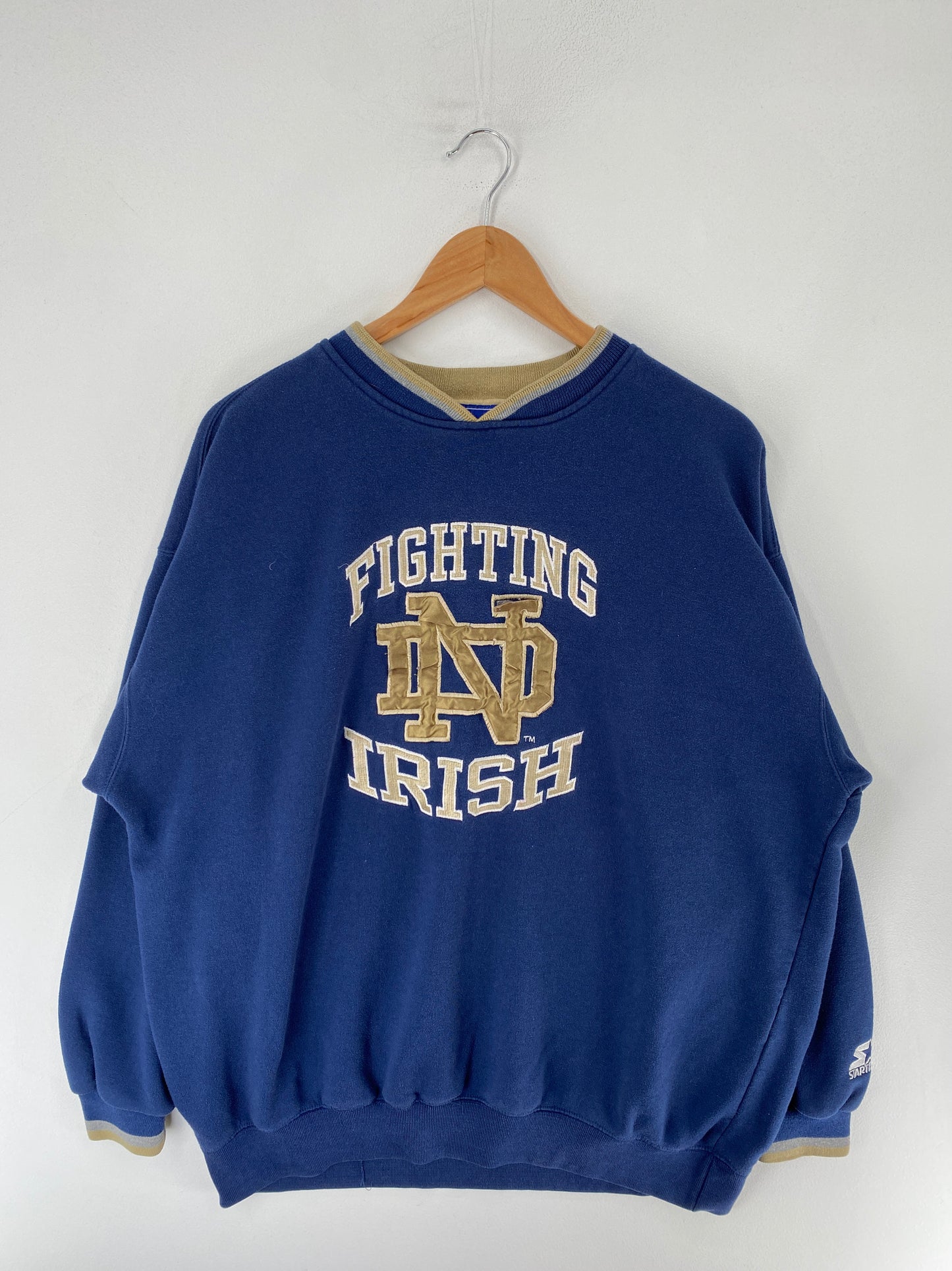 90’s STARTER x FIGHTING IRISH Size XXL Sweat-Shirt / F4683S