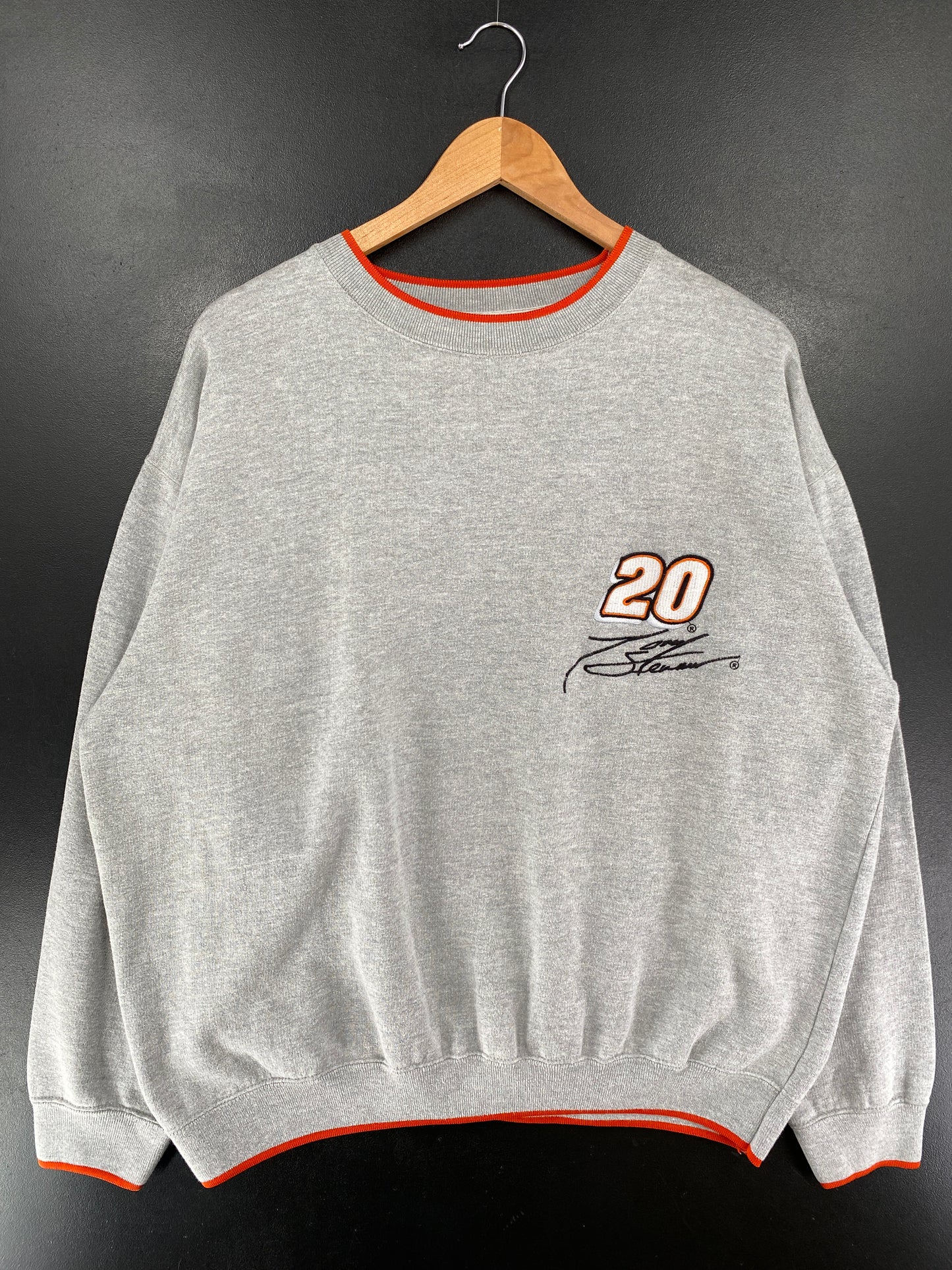 00' NASCAR TONY STEWART Size XL Vintage Racing Sweat-shirt / G4927S