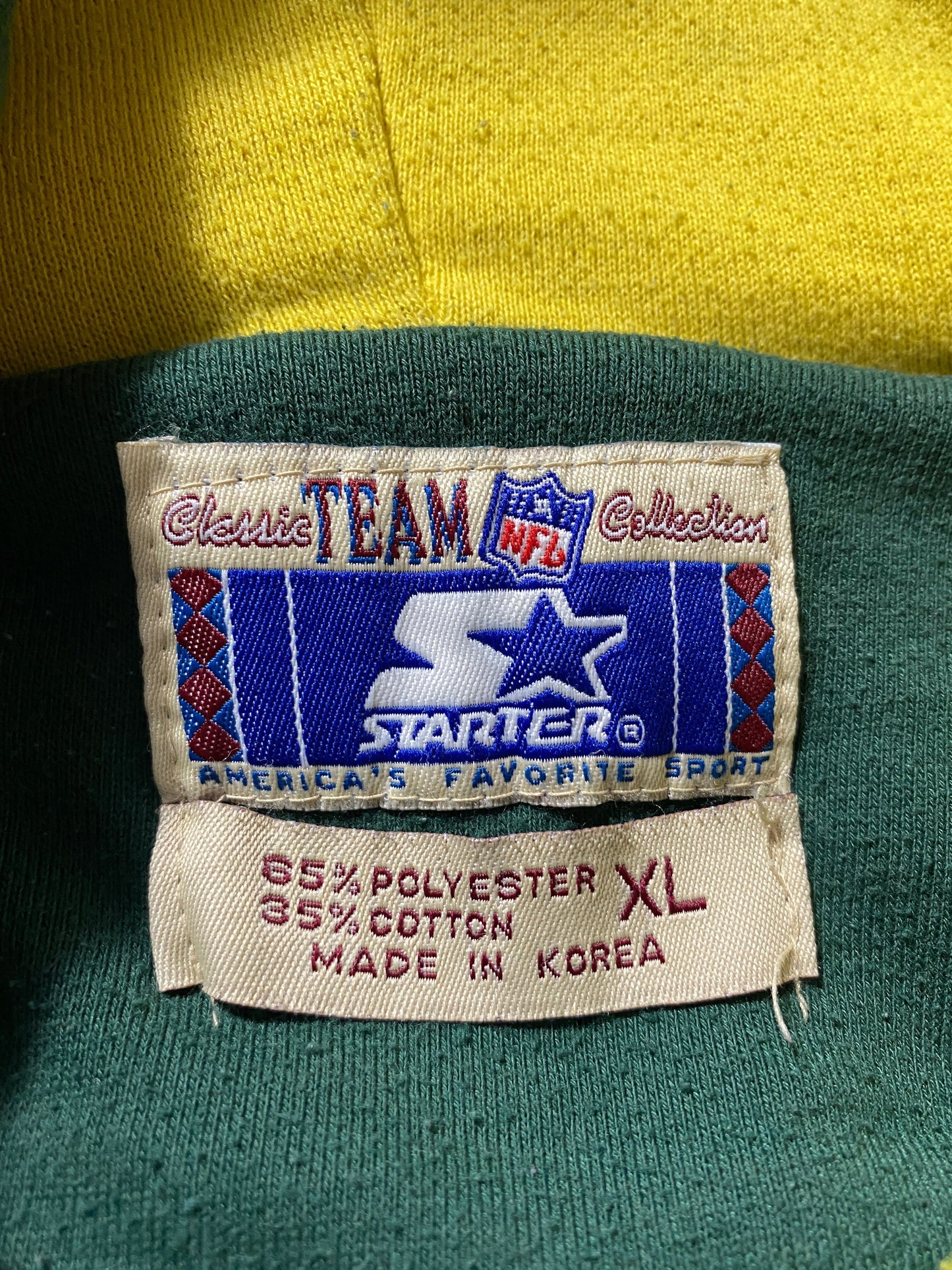 90’s STARTER x GREEN BAY PACKERS Size XL NFL Sweat-Shirt / G1420S