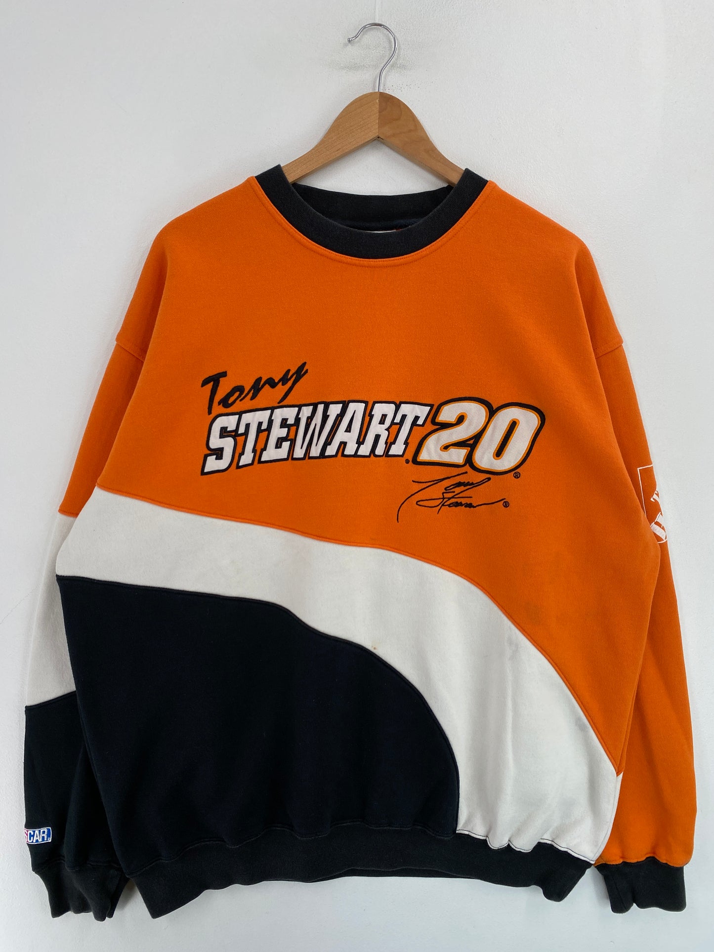 Vintage TONY STEWART Size XL Racing Sweat-shirt / G4930S