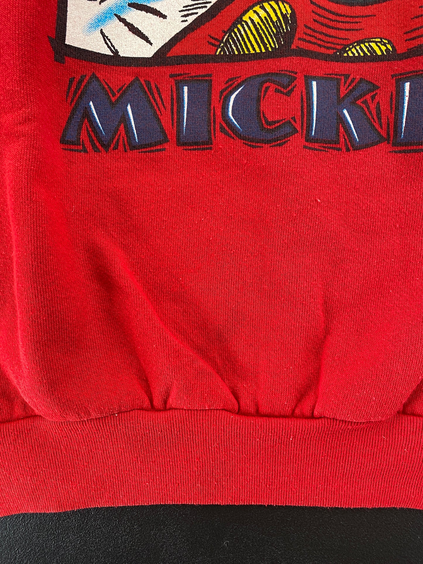 90's DISNEY MICKEY Made in USA Size L Vintage Sweat-shirt / G4935S