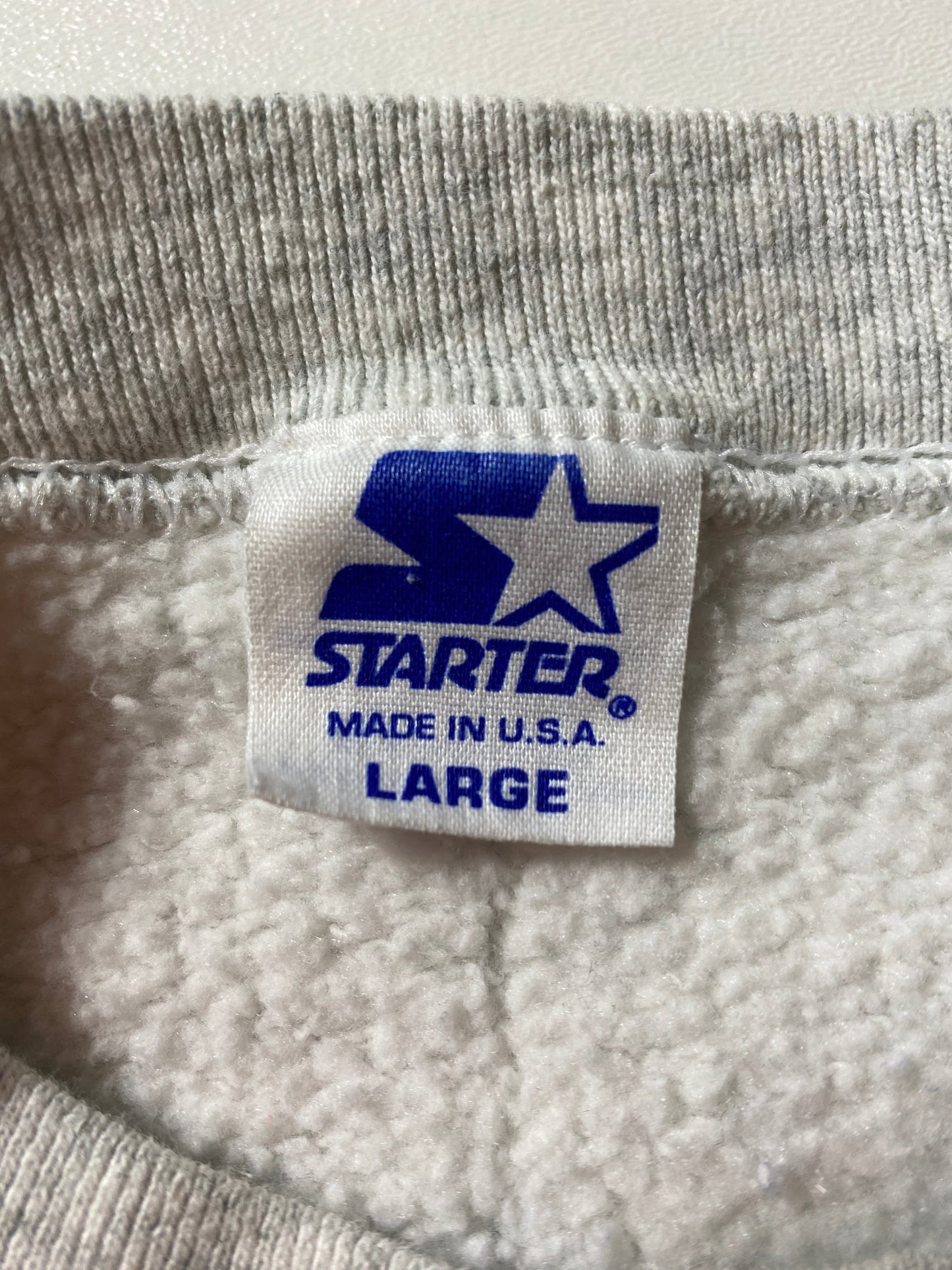 1995 STARTER x ATLANTA BRAVES Made in USA Size L Vintage MLB Sweat-Shirt / G1027S