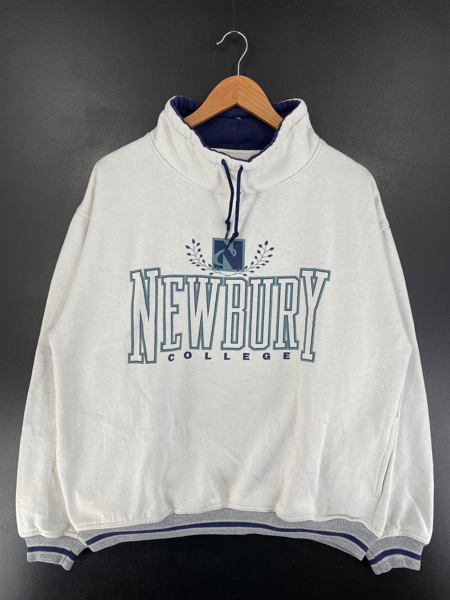 90’s NEW BURY Size L Vintage College Sweat-Shirt / G884S