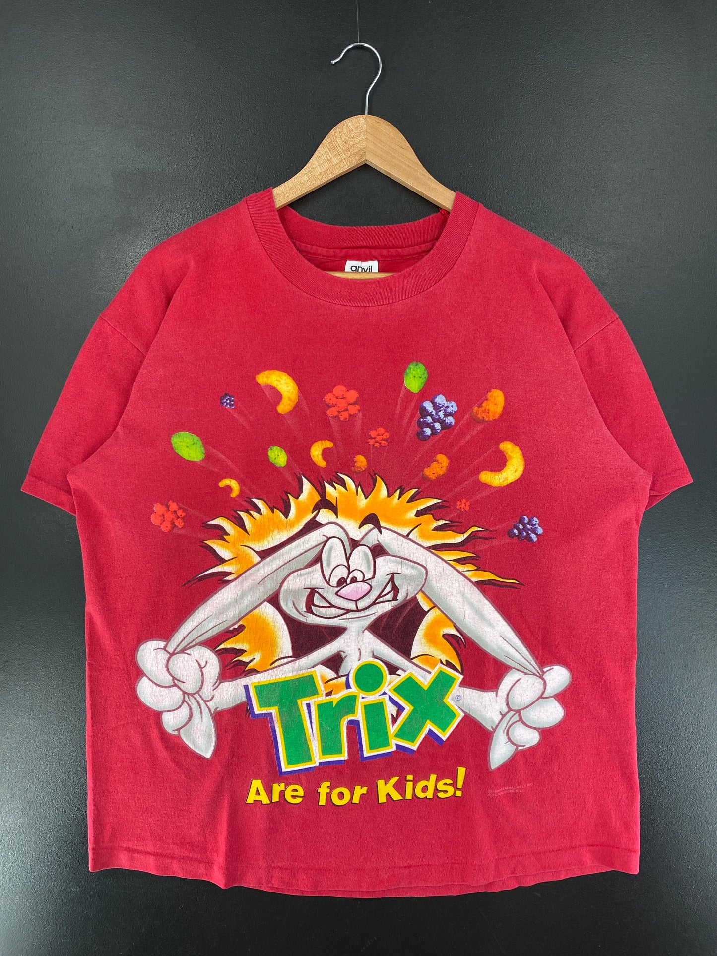 1996 TRIX ARE FOR KIDS Made in USA Size XL Vintage T-Shirt / G891T