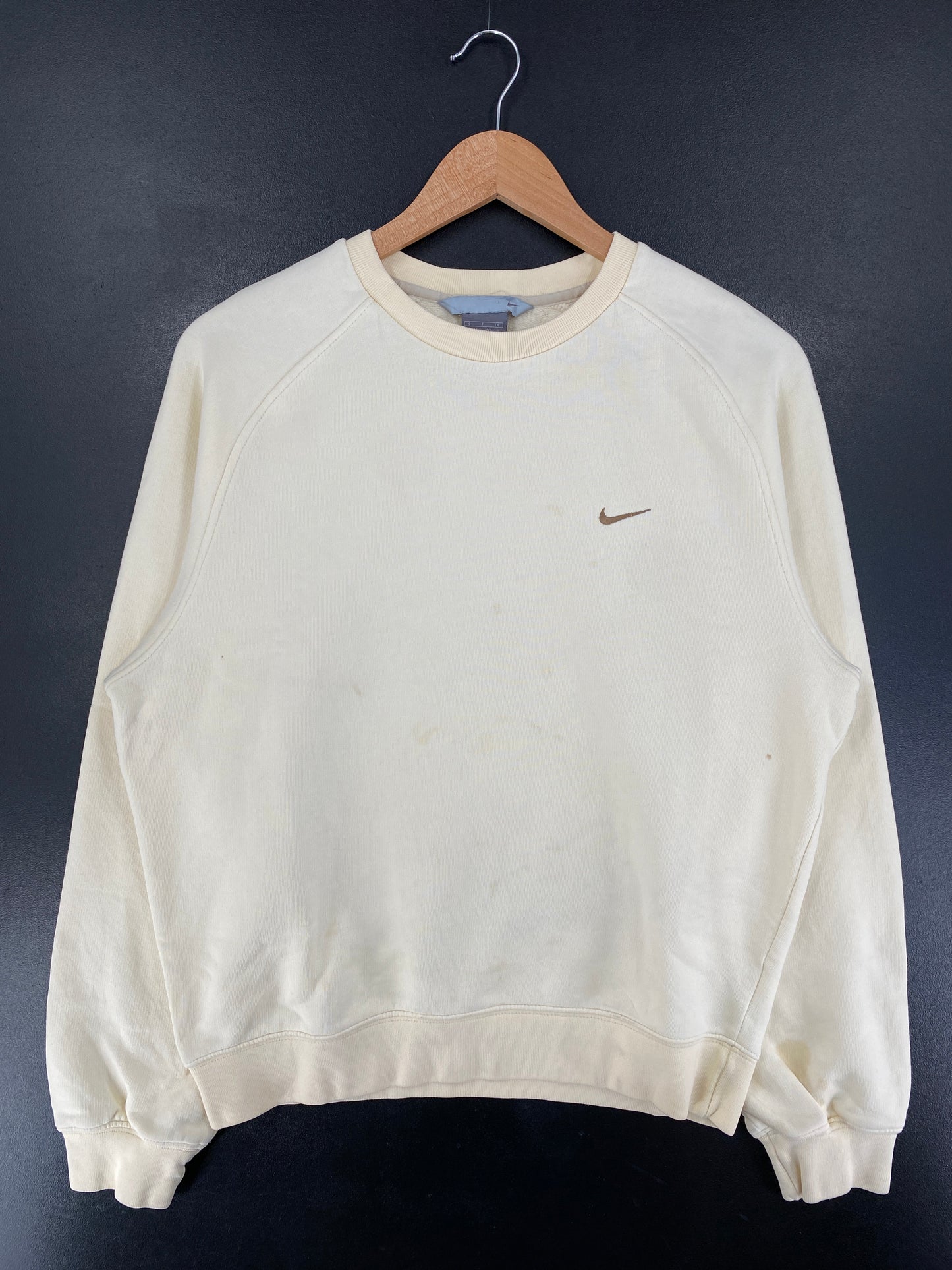 00' NIKE MINI SWOOSH Size S Vintage Sweat-Shirt / G901S
