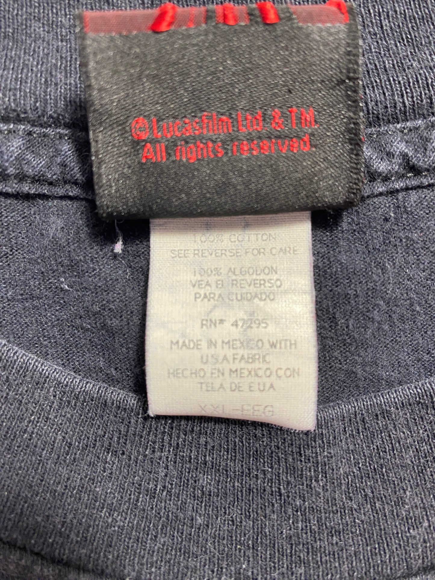 90’s STAR WARS Size XXL Disney T-Shirt / G1564T