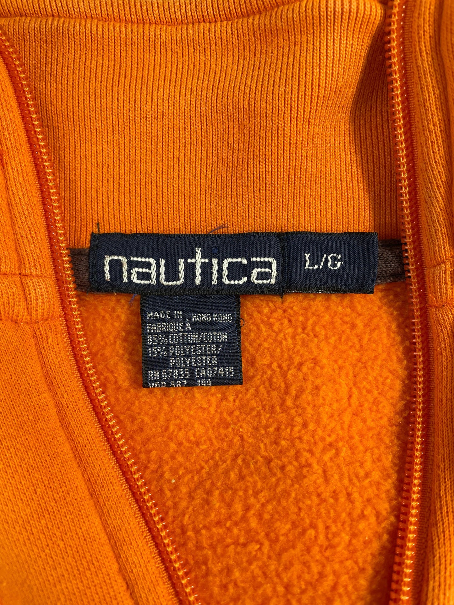 90’s NAUTICA Size L Half Zip Sweat-shirt / G5018S