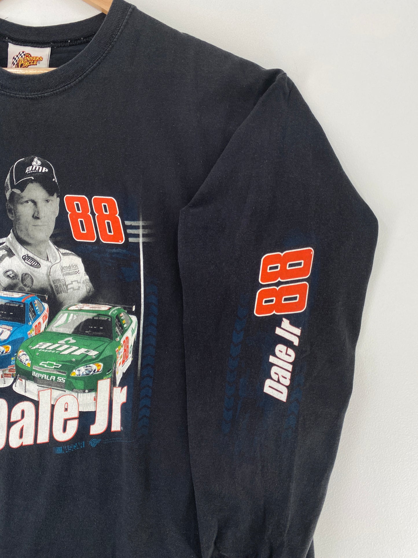 00’ NASCAR DALE EARNHARDT JR Size No Tag (Approx.XL) Racing Long Sleeves T-Shirt / G918T