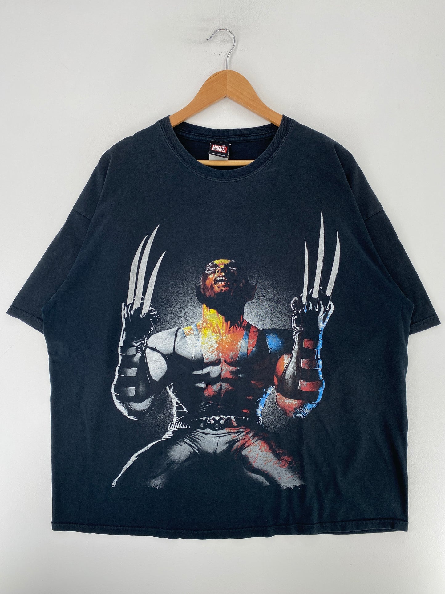 00’ MARVEL WOLVERINE Size XXL Vintage T-Shirt / G922T