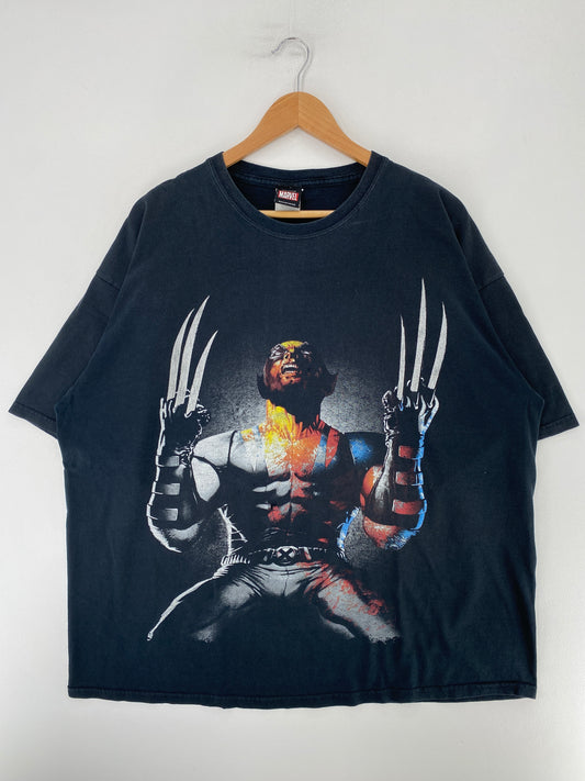 00’ MARVEL WOLVERINE Size XXL Vintage T-Shirt / G922T