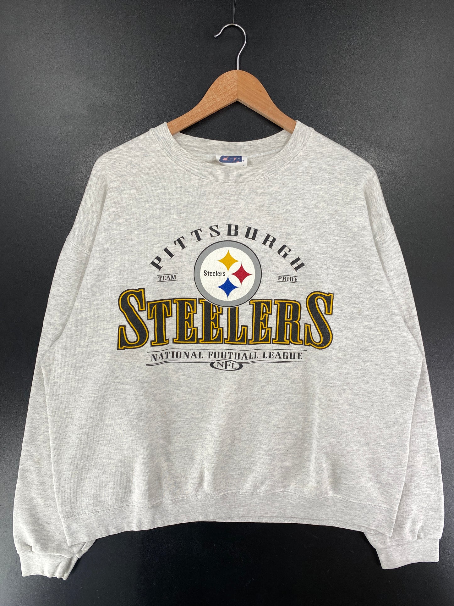90’s PITTSBURGH STEELERS Size Approx.XL NFL Sweat-Shirt / G5044S