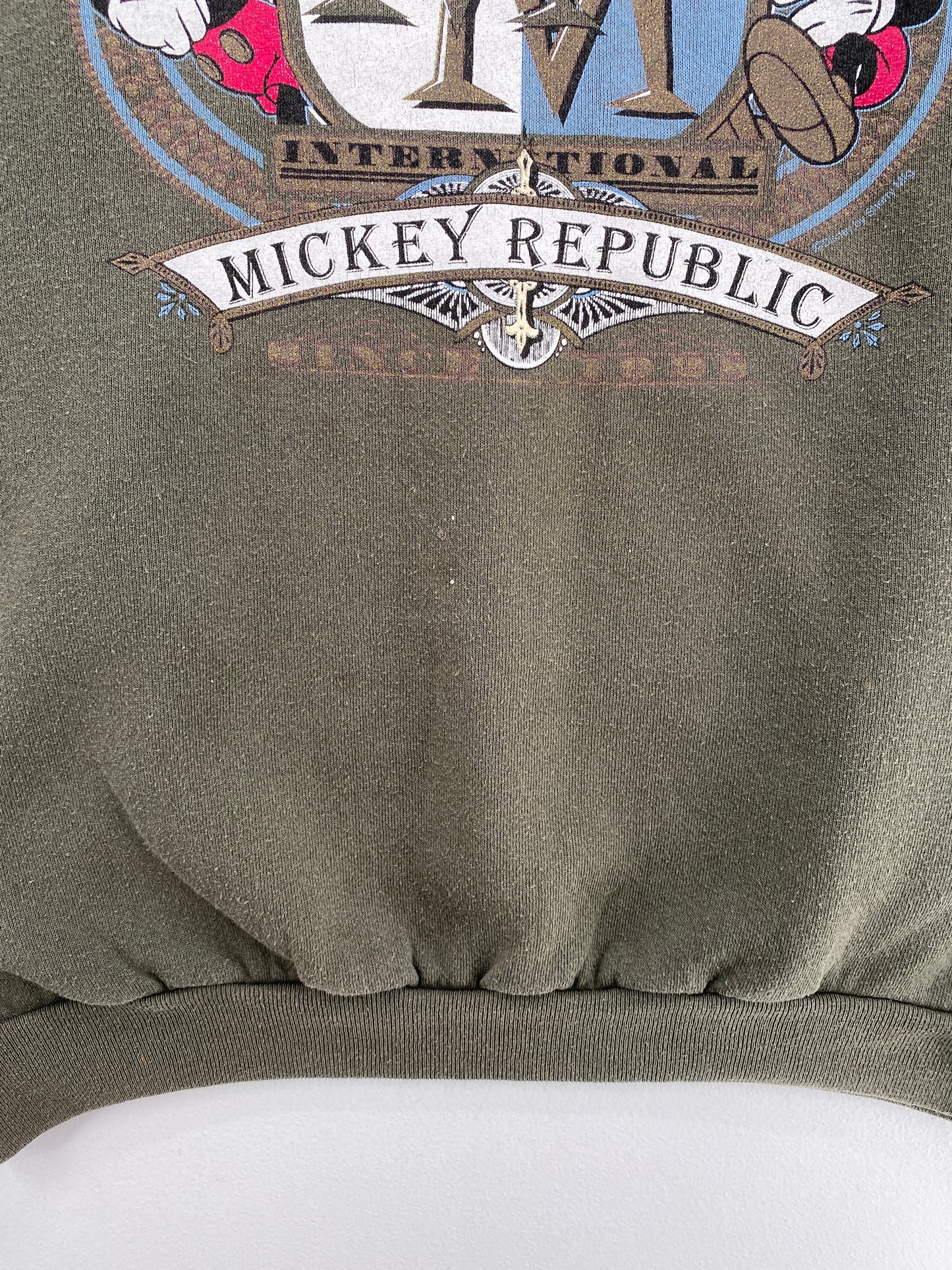 90's MICKEY MOUSE Made in USA Size XL Vintage Disney Sweat-Shirt / G6106S