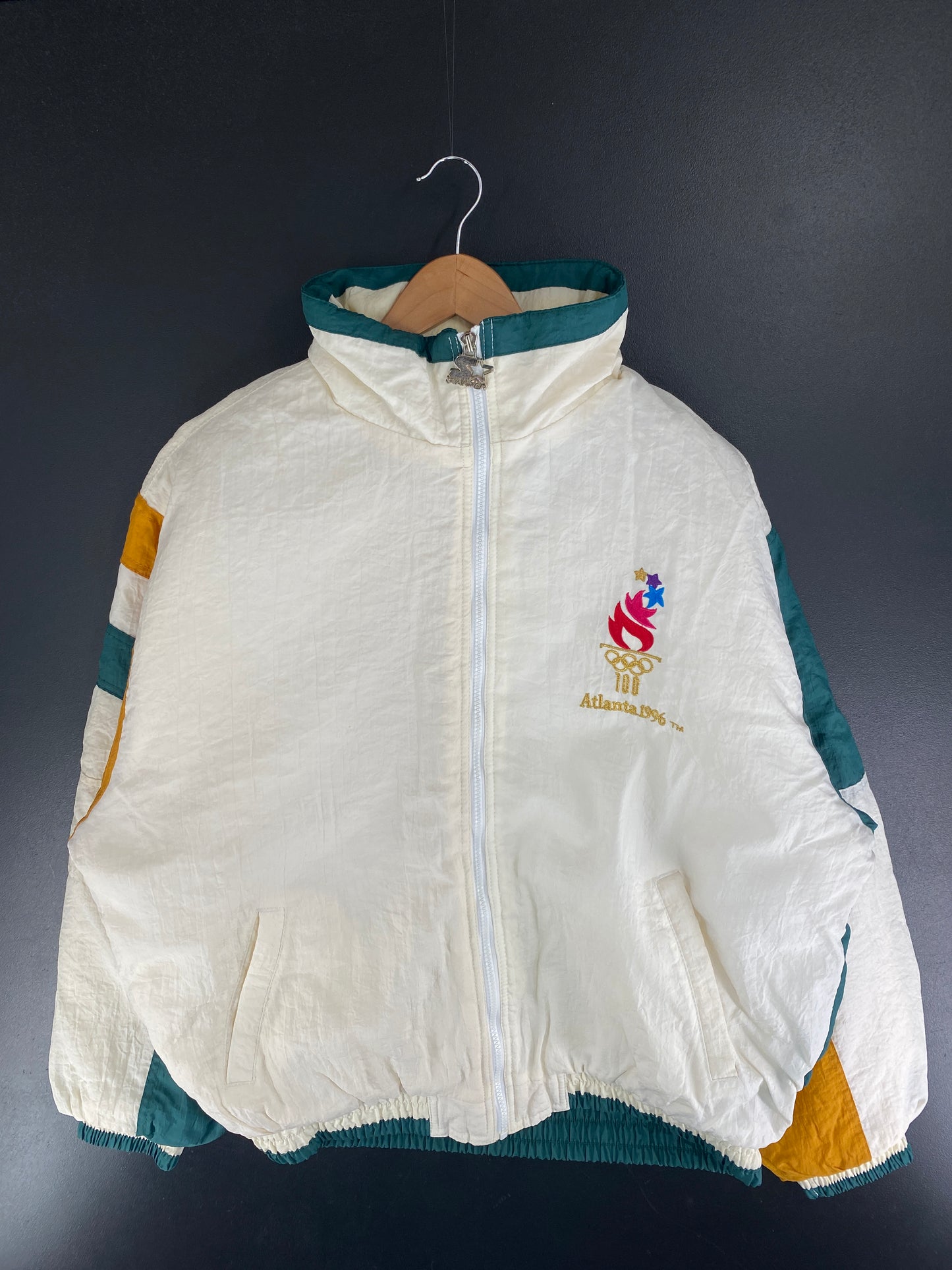 1996 STARTER x ATLANTA Size L Padded Nylon Jacket / F4953J