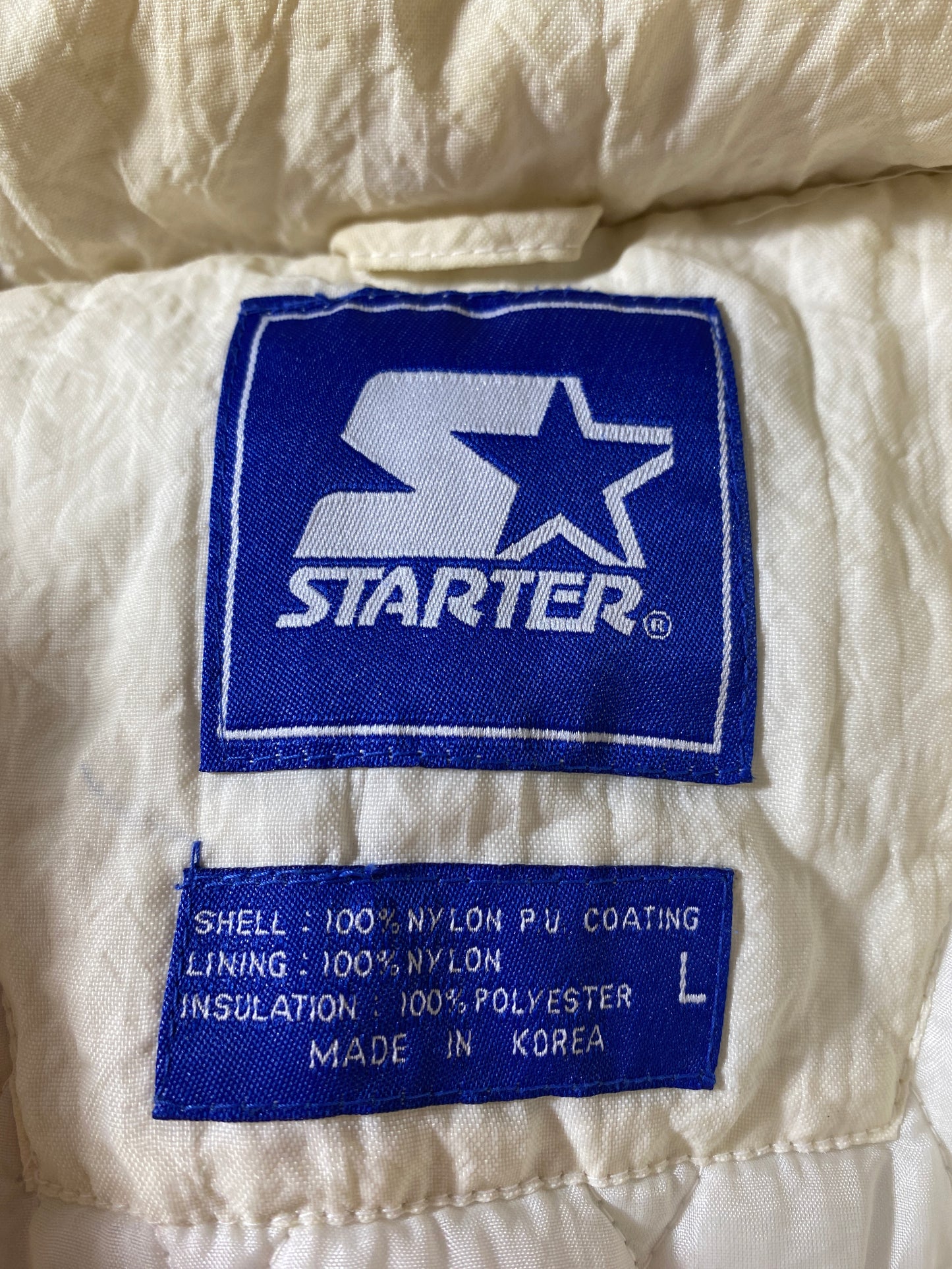 1996 STARTER x ATLANTA Size L Padded Nylon Jacket / F4953J