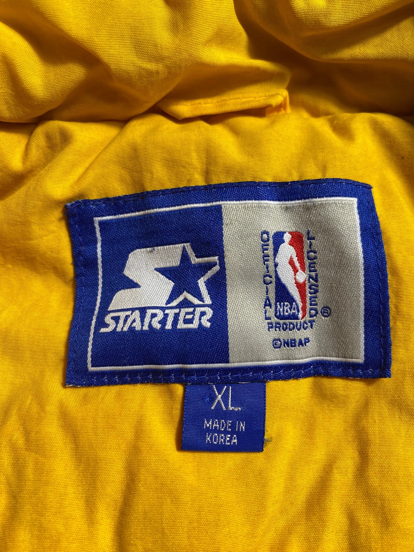 90’s STARTER x PACERS Size XL NBA Padded Nylon Jacket / G4803J
