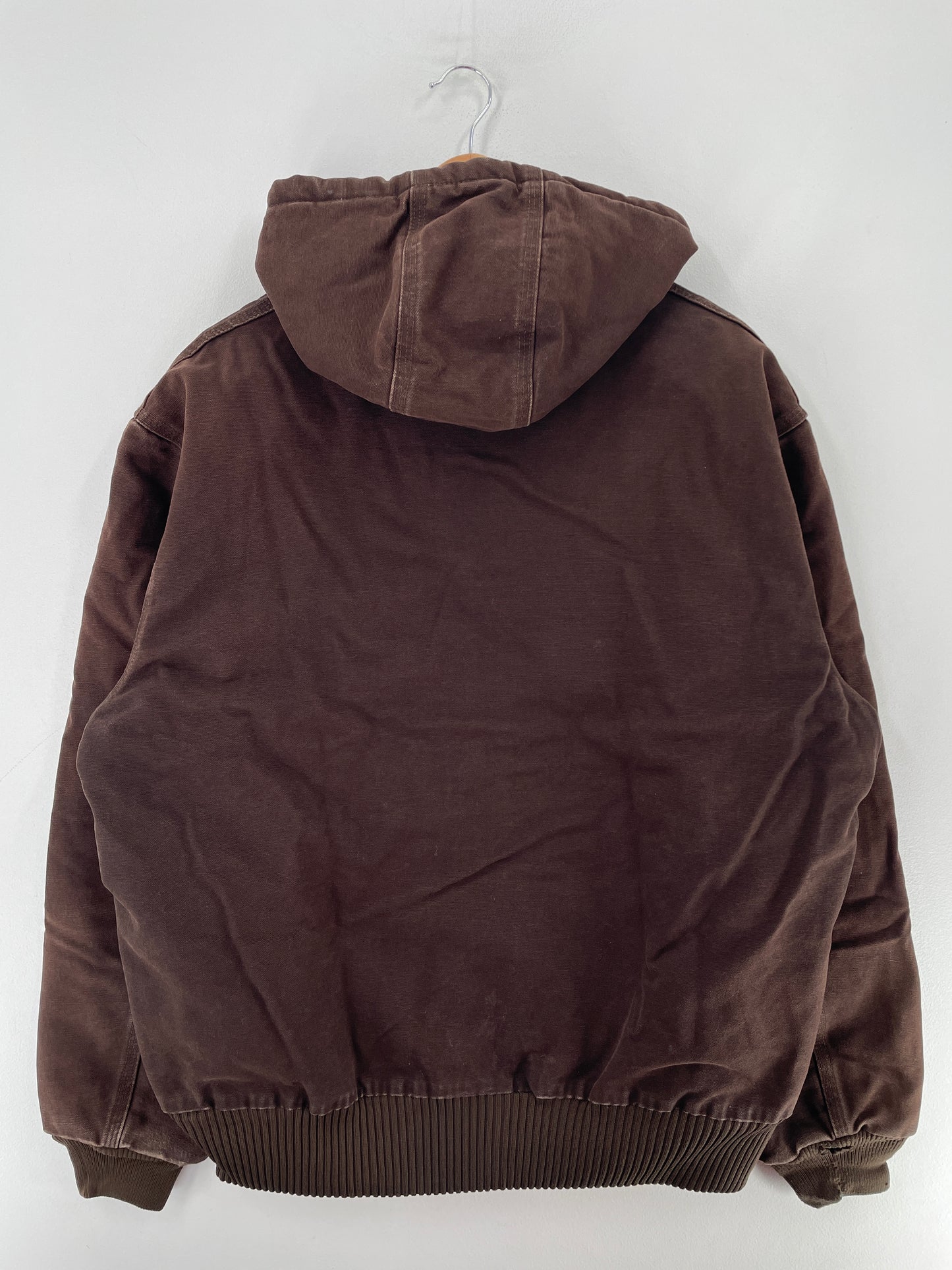 .Vintage CARHARTT Size L Zip-Up Duck Jacket / F7306J