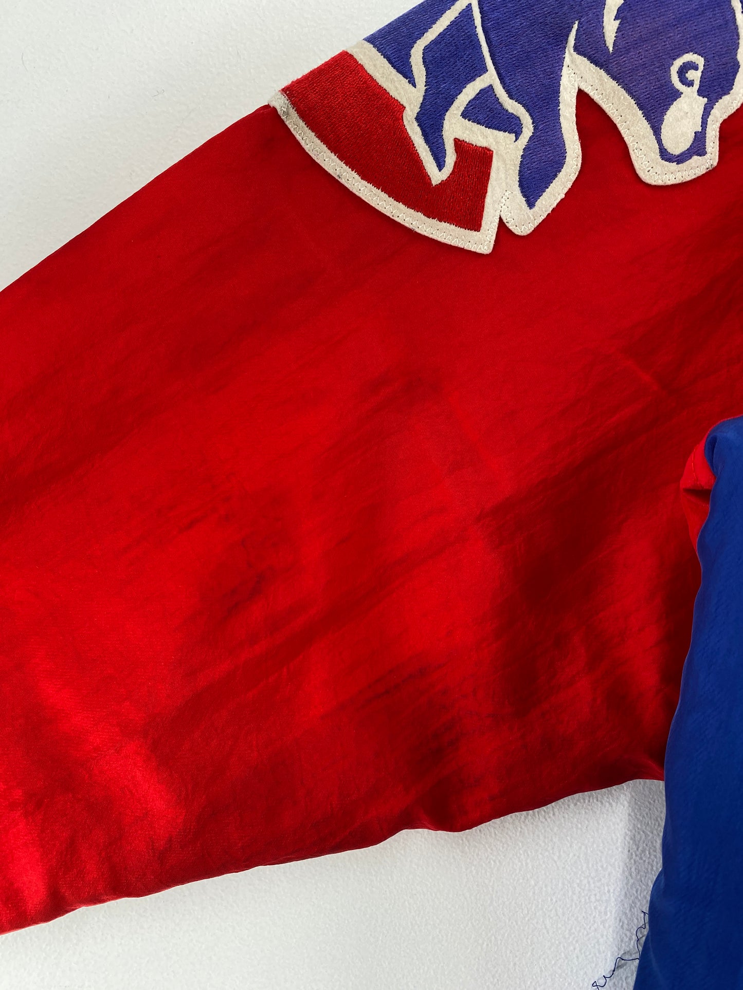 90's STARTER x CHICAGO CUBS Made in USA Size L Vintage MLB Nylon Padded Jacket / G5070N