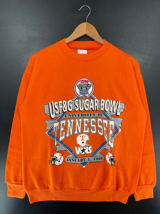 1991 TENNESSEE SUGAR BOWL Made in USA Size L Vintage College Sweat-Shirt / G5096S