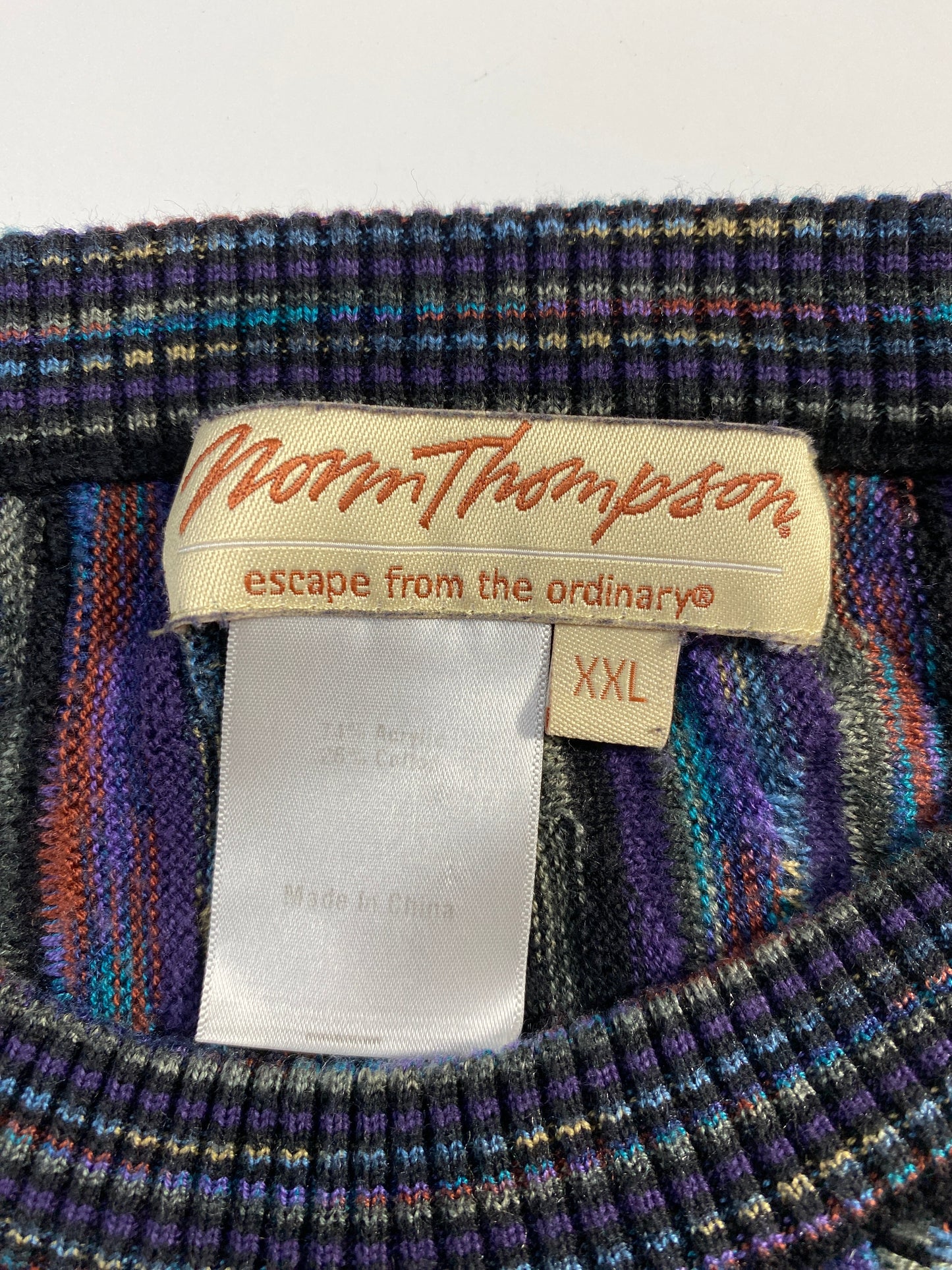 Vintage 3D COOGI-Style Size XXL Acrylic Knit Sweater / F7870K