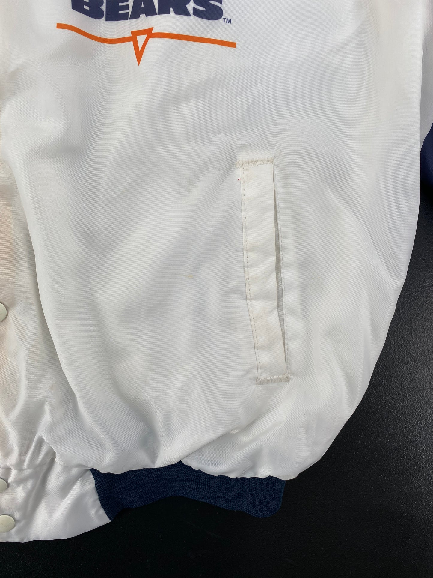 90's CHICAGO BEARS Made in USA Size XL Vintage NFL Nylon Jacket / G4327N