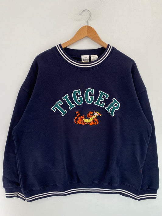00' DISNEY TIGGER Size XL Vintage Sweat-Shirt / G5125S