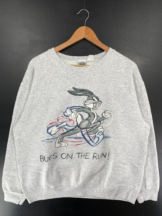 1994 LOONEY TUNES BUGS BUNNY Size L Vintage Sweat-shirt / G5126S