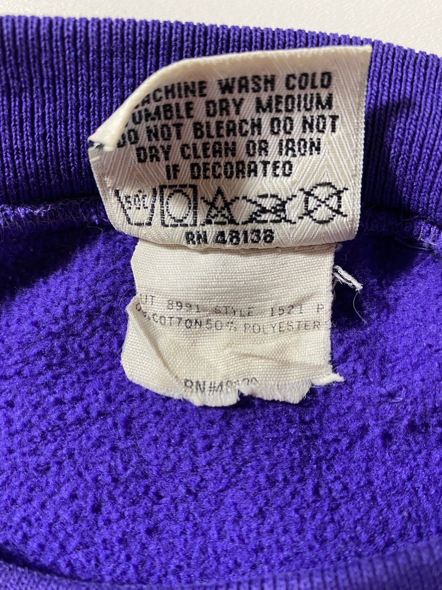 90's MINNESOTA VIKINGS Made in USA Size XL Vintage NFL Sweat-Shirt / F7755S